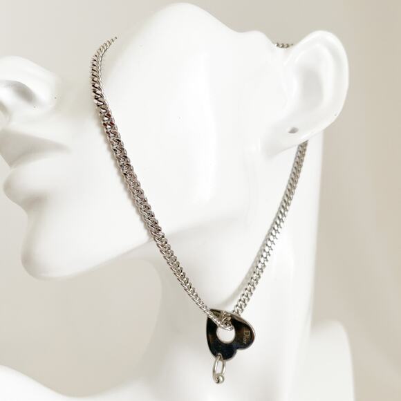 DIOR Vintage Hardcore Pierced Heart Bracelet SS04 by John Galliano - Picture 6 of 12